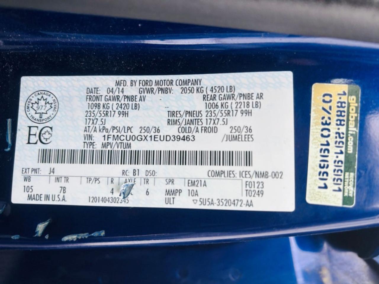 2014 Ford Escape SE 4dr Front-wheel Drive Automatic Photo