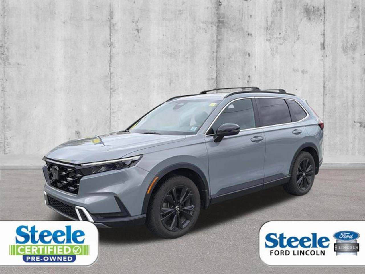 Gray2023 Honda CR-V Hybrid TouringAWD eCVT 2.0L 16V DOHCVALUE MARKET PRICING!!, 2.0L 16V DOHC.ALL CREDIT APPLICATIONS ACCEPTED! ESTABLISH OR REBUILD YOUR CREDIT HERE. APPLY AT https://steeleadvantagefinancing.com/6198 We know that you have high expectations in your car search in Halifax. So if youre in the market for a pre-owned vehicle that undergoes our exclusive inspection protocol, stop by Steele Ford Lincoln. Were confident we have the right vehicle for you. Here at Steele Ford Lincoln, we enjoy the challenge of meeting and exceeding customer expectations in all things automotive.