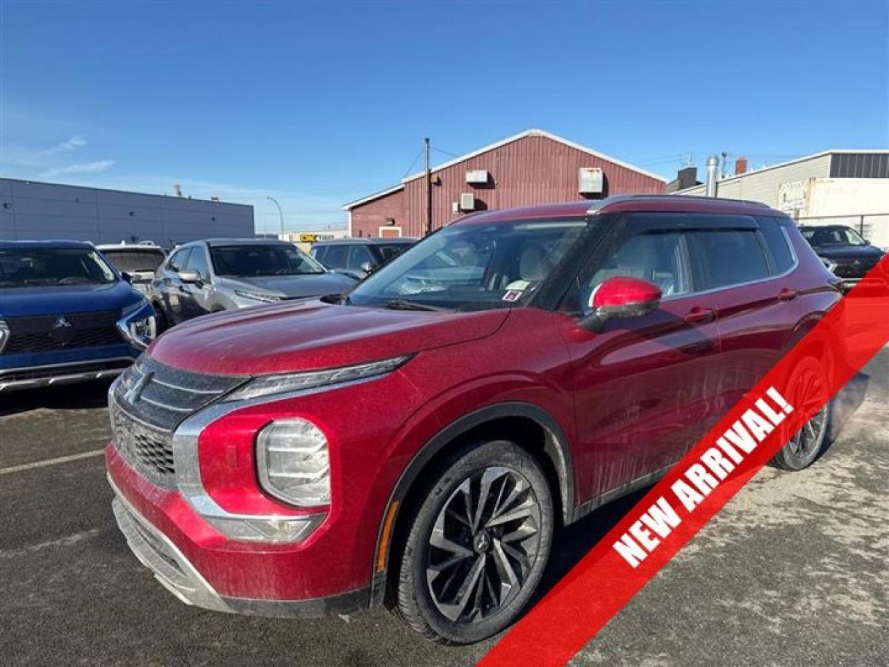 Recent Arrival! 2023 Mitsubishi Outlander SEL 4WD, 3rd row seats: split-bench, Alloy wheels, Dual front impact airbags, Dual front side impact airbags, Exterior Parking Camera Rear, Heated front seats, Heated steering wheel, Knee airbag, Navigation system: Powered by TOMTOM, Occupant sensing airbag, Overhead airbag, Power Liftgate, Power moonroof, Rear Parking Sensors, Rear side impact airbag.Odometer is 4556 kilometers below market average!Red Diamond 2023 Mitsubishi Outlander SEL 4WD CVT 2.5L 4-Cylinder DOHCSteele Mitsubishi has the largest and most diverse selection of preowned vehicles in HRM. Buy with confidence, knowing we use fair market pricing guaranteeing the absolute best value in all of our pre owned inventory!Steele Auto Group is one of the most diversified group of automobile dealerships in Canada, with 60 dealerships selling 29 brands and an employee base of well over 2300. Sales are up over last year and our plan going forward is to expand further into Atlantic Canada and the United States furthering our commitment to our Canadian customers as well as welcoming our new customers in the USA.