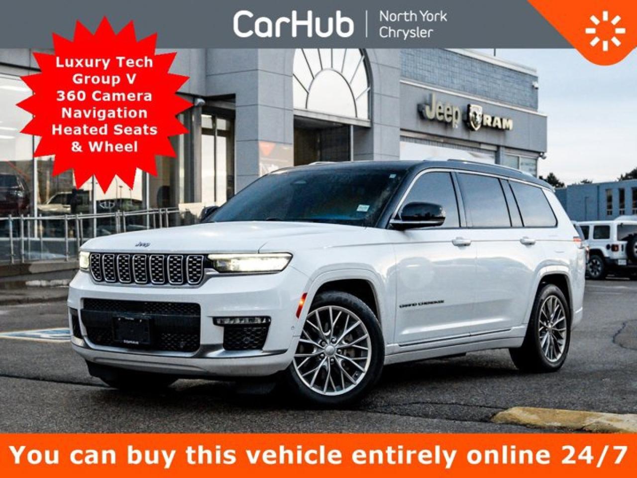 2022 Jeep Grand Cherokee L Summit Luxury Tech Group V 360 Cam Navi Heated Seats & Wheel Photo0
