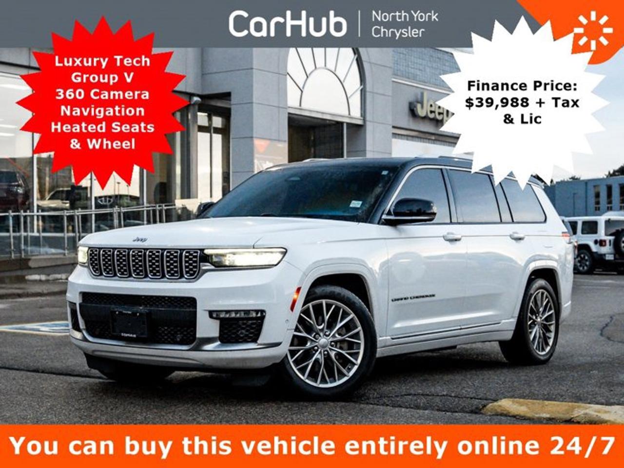 2022 Jeep Grand Cherokee L Summit 5.7L V8 Summit Luxury | McIntosh 19-Speaker Audio Photo0