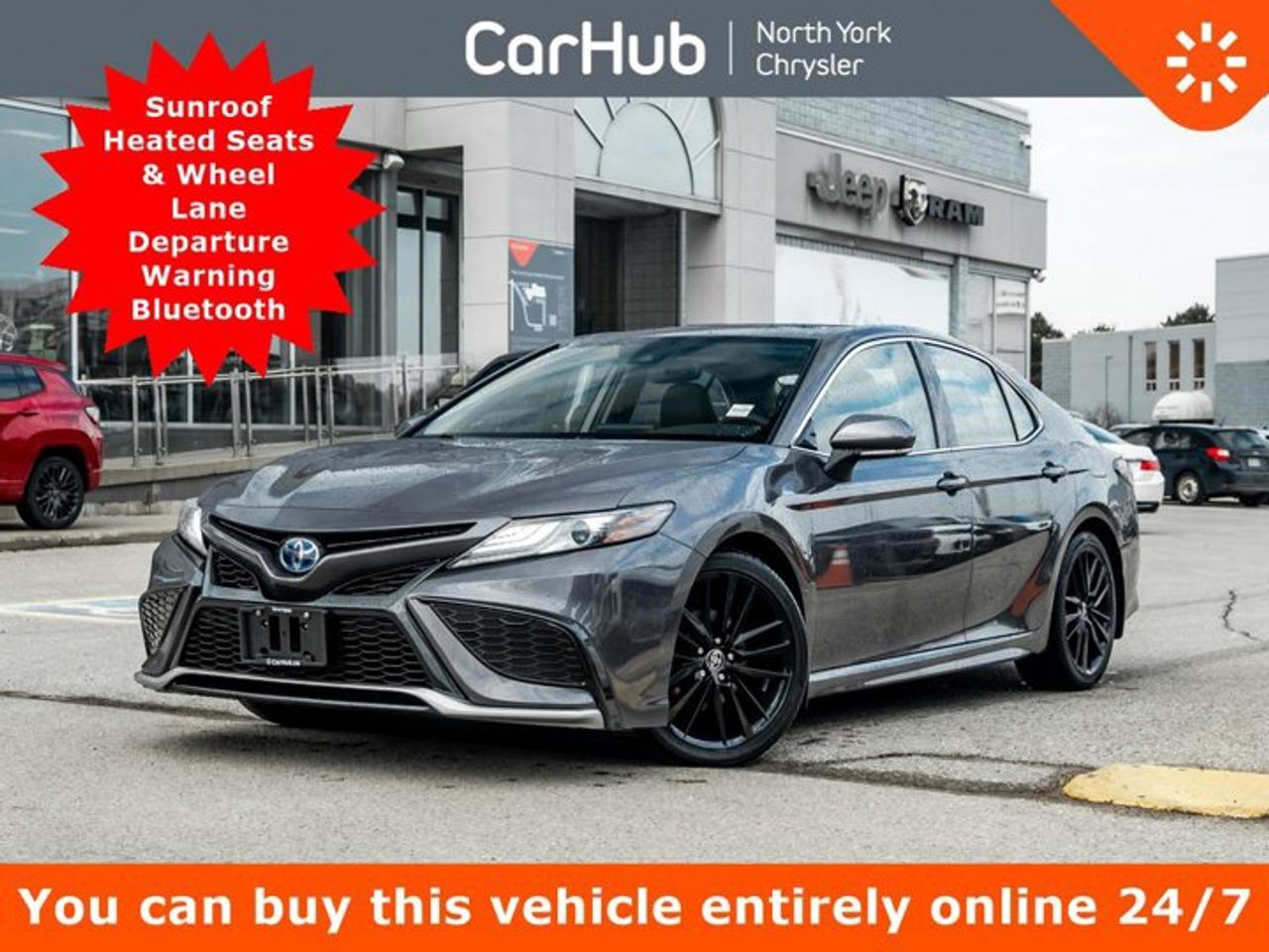 2022 Toyota Camry Hybrid XSE Sunroof Heated Seats & Wheel Lane Departure Warning Photo0