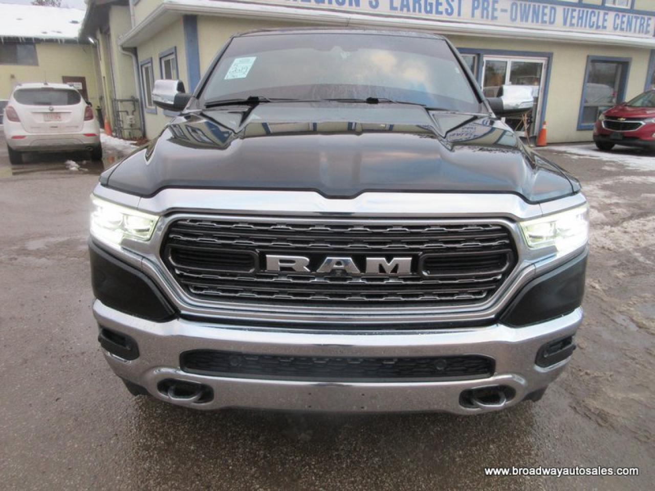 2019 RAM 1500 GREAT VALUE LIMITED-EDITION 5 PASSENGER 5.7L - V8.. 4X4.. CREW-CAB.. SHORTY.. NAVIGATION.. SUNROOF.. LEATHER.. HEATED SEATS & WHEEL.. BACK-UP CAMERA.. Photo