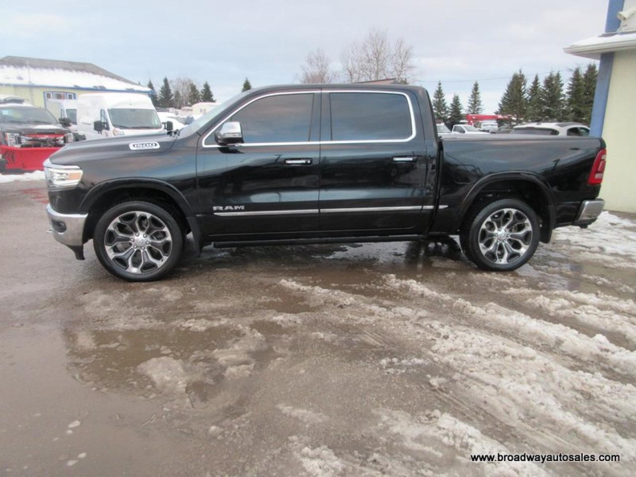 2019 RAM 1500 GREAT VALUE LIMITED-EDITION 5 PASSENGER 5.7L - V8.. 4X4.. CREW-CAB.. SHORTY.. NAVIGATION.. SUNROOF.. LEATHER.. HEATED SEATS & WHEEL.. BACK-UP CAMERA.. Photo3