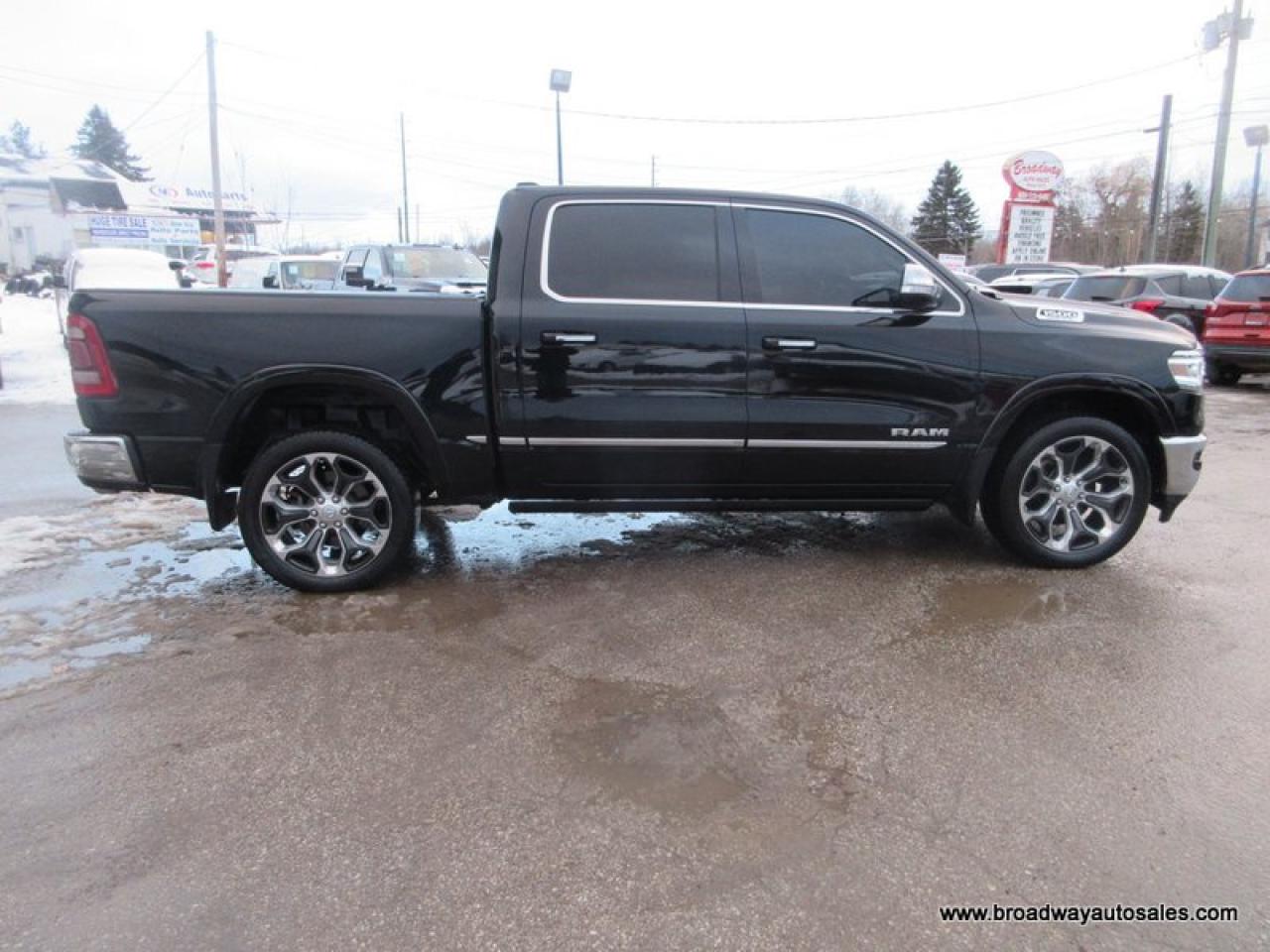 2019 RAM 1500 GREAT VALUE LIMITED-EDITION 5 PASSENGER 5.7L - V8.. 4X4.. CREW-CAB.. SHORTY.. NAVIGATION.. SUNROOF.. LEATHER.. HEATED SEATS & WHEEL.. BACK-UP CAMERA.. Photo