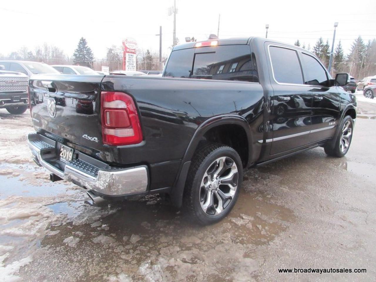 2019 RAM 1500 GREAT VALUE LIMITED-EDITION 5 PASSENGER 5.7L - V8.. 4X4.. CREW-CAB.. SHORTY.. NAVIGATION.. SUNROOF.. LEATHER.. HEATED SEATS & WHEEL.. BACK-UP CAMERA.. Photo