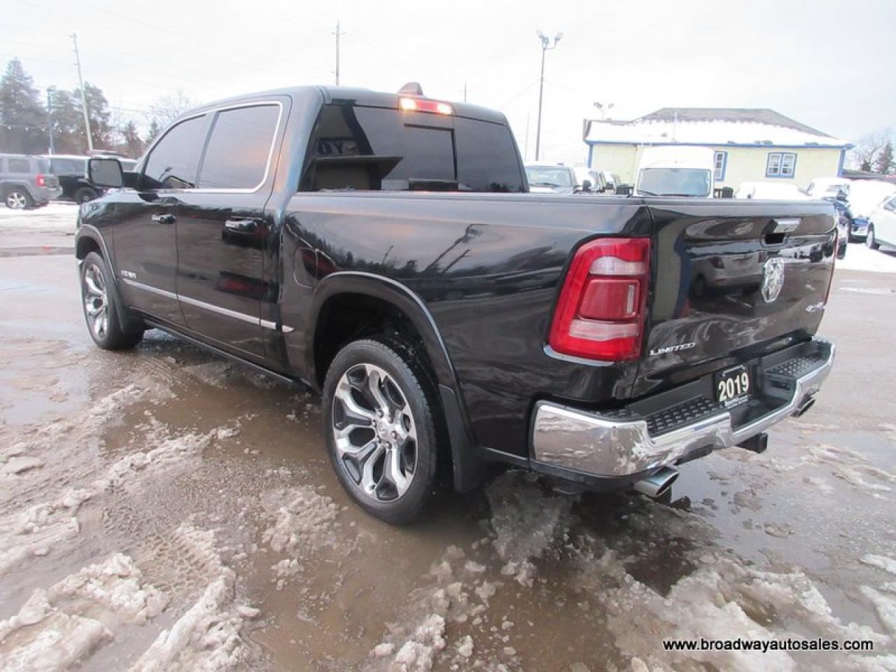 2019 RAM 1500 GREAT VALUE LIMITED-EDITION 5 PASSENGER 5.7L - V8.. 4X4.. CREW-CAB.. SHORTY.. NAVIGATION.. SUNROOF.. LEATHER.. HEATED SEATS & WHEEL.. BACK-UP CAMERA.. Photo