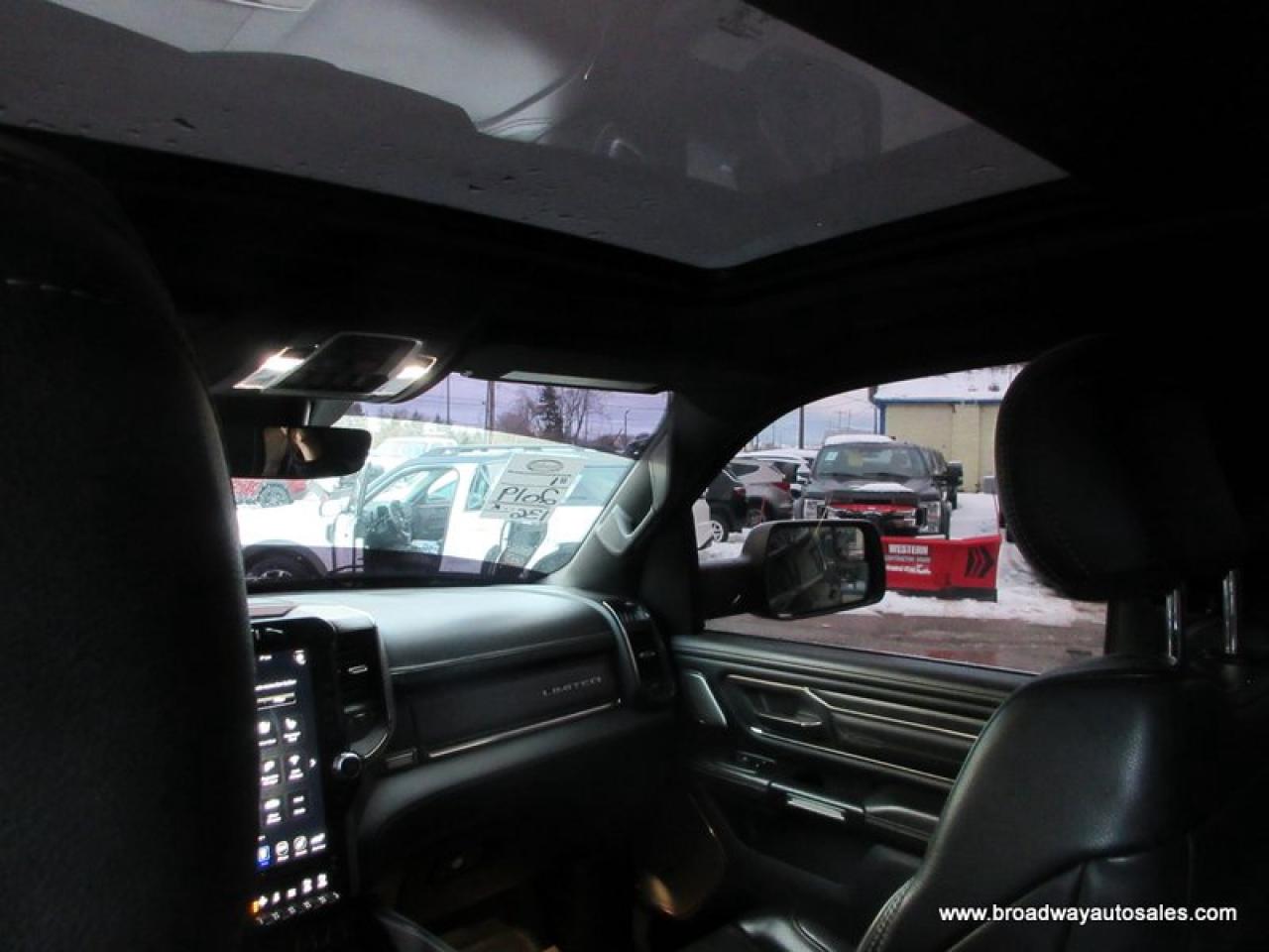 2019 RAM 1500 GREAT VALUE LIMITED-EDITION 5 PASSENGER 5.7L - V8.. 4X4.. CREW-CAB.. SHORTY.. NAVIGATION.. SUNROOF.. LEATHER.. HEATED SEATS & WHEEL.. BACK-UP CAMERA.. Photo