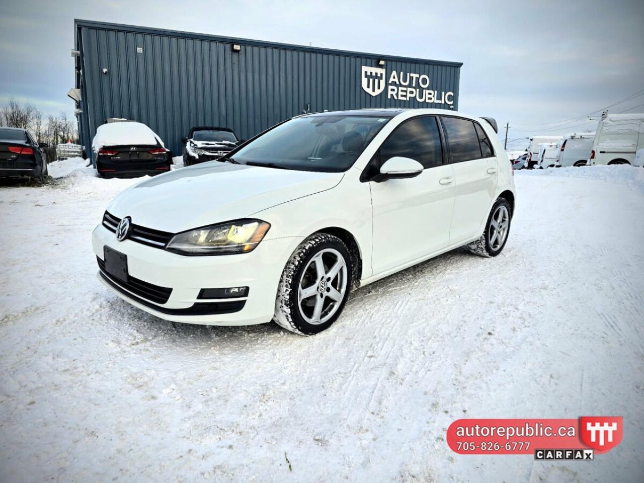 Used 2015 Volkswagen Golf TDI Certified Loaded Well Maintained for sale in Orillia, ON