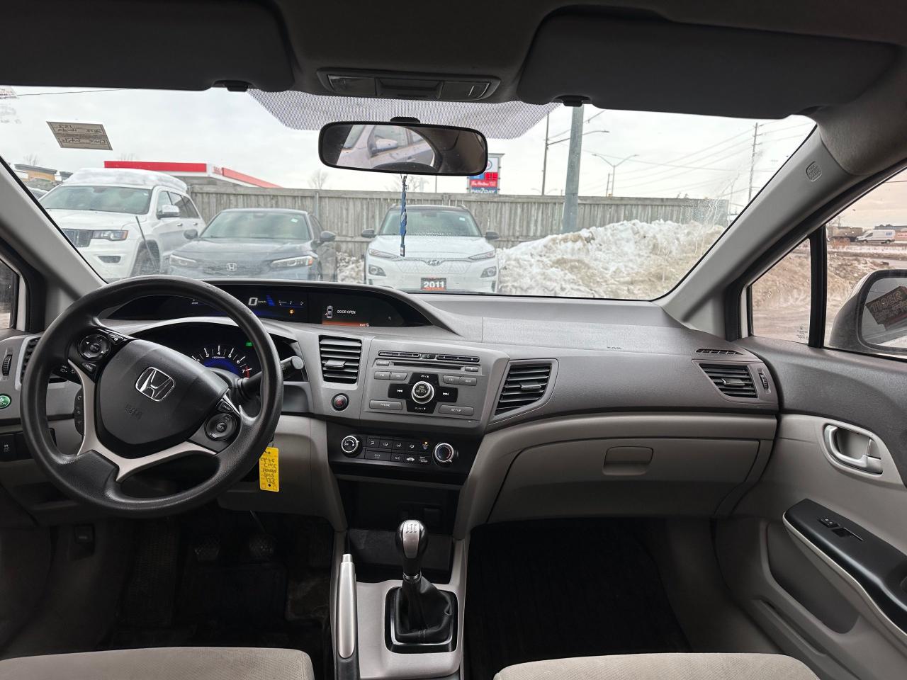 2012 Honda Civic LX, MANUAL, WELL MAINTAINED, CERITIFED Photo