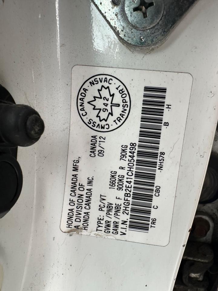 2012 Honda Civic LX, MANUAL, WELL MAINTAINED, CERITIFED Photo