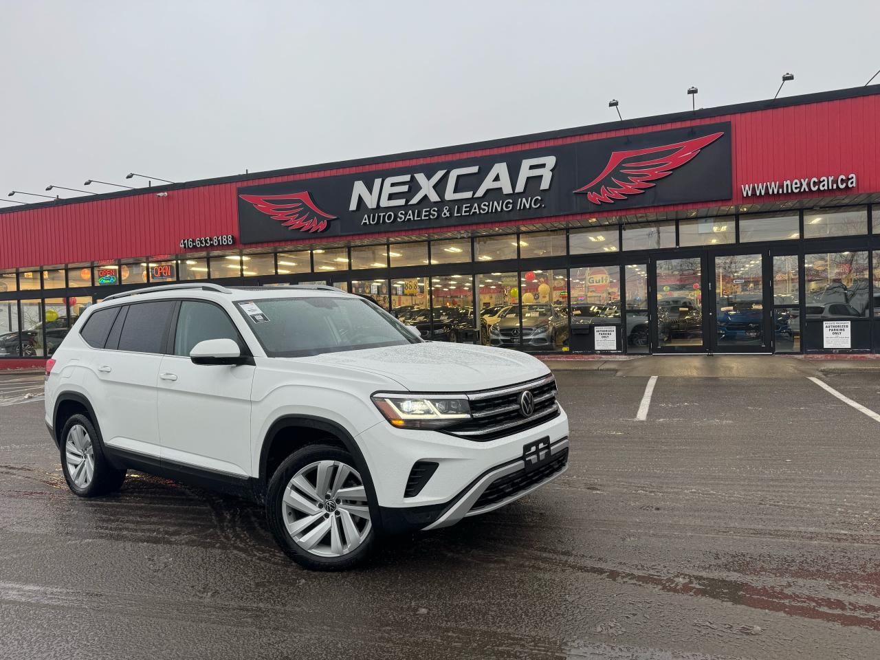 2021 Volkswagen Atlas HIGHLINE AWD 7 PASS LEATHER PANO/ROOF NAVI CAMERA