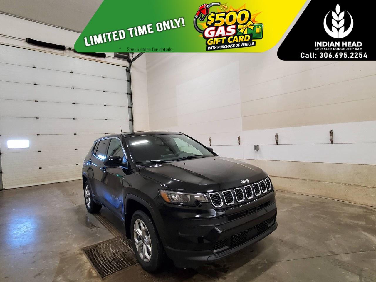 <p>Meet the 2026 Jeep Compass Sport Sport 4x4. This striking black SUV offers a robust 4x4 drivetrain that ensures confident handling on various terrains. Whether navigating city streets or exploring rugged paths, the Jeep Compass promises a dynamic driving experience.</p> <p>Designed with a bold exterior and complemented by stylish alloy wheels, this Jeep Compass captures attention. The black interior provides a modern and refined ambiance, while heated front seats and mirrors add an extra layer of comfort during those chilly Canadian winters. Enjoy technology and connectivity at your fingertips with smart device integration and a Wi-Fi hotspot, ensuring you stay connected no matter where your journey takes you.</p> <p>The 2026 Compass takes your driving experience to new heights with advanced safety and driver assistance features. Stay confident with lane assist, brake assist, and a backup camera that provide enhanced security for each drive. So, if you're someone who values power, elegance, and the latest technology in a vehicle, the 2026 Jeep Compass Sport is crafted for you.</p> <p>Don't miss this opportunity to own a brand-new Jeep Compass Sport. Reach out to our dealership today for more details and to schedule your test drive. Discover how this versatile SUV can become your perfect daily companion.</p>