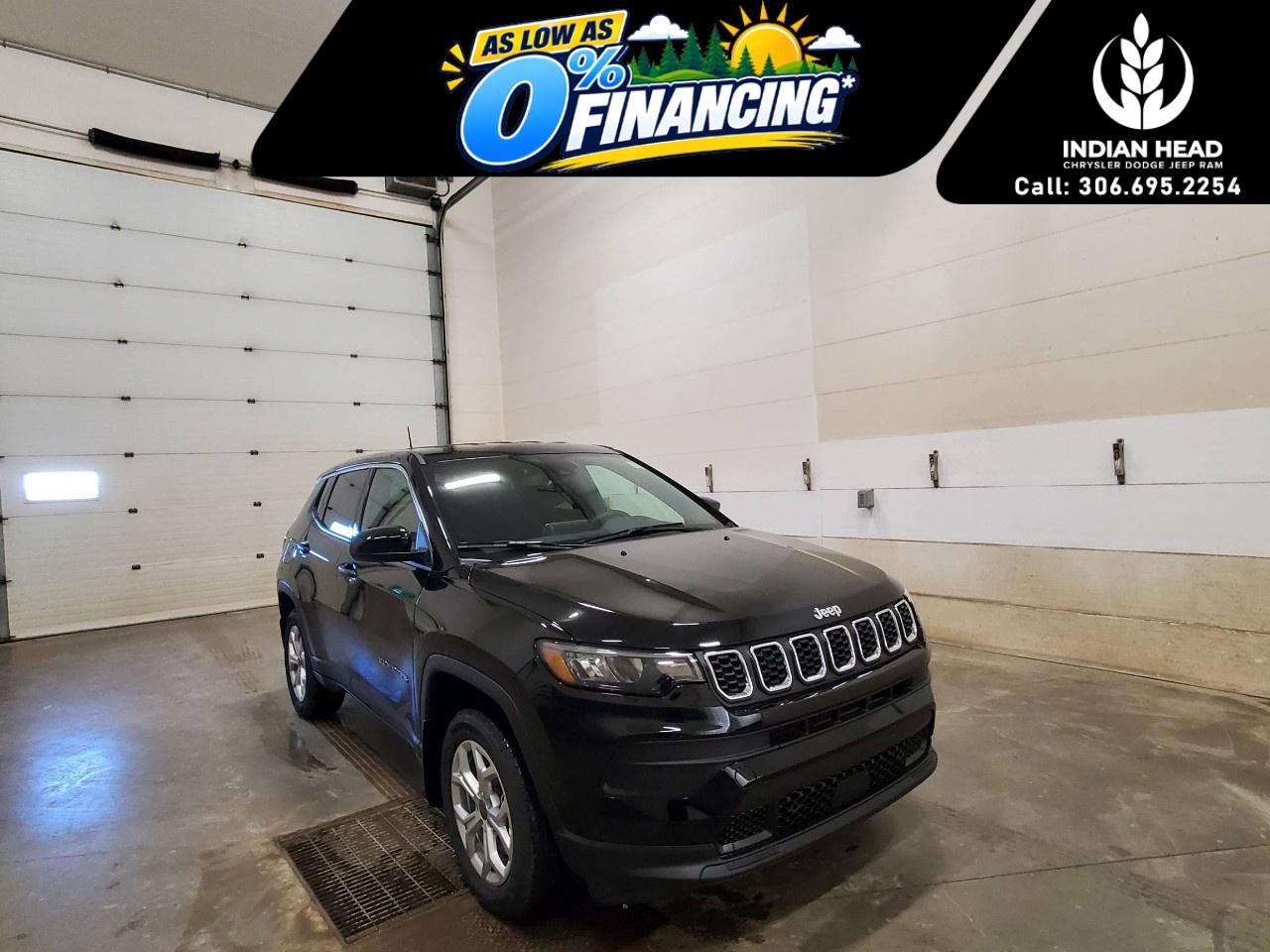 <p>Meet the 2026 Jeep Compass Sport Sport 4x4. This striking black SUV offers a robust 4x4 drivetrain that ensures confident handling on various terrains. Whether navigating city streets or exploring rugged paths, the Jeep Compass promises a dynamic driving experience.</p> <p>Designed with a bold exterior and complemented by stylish alloy wheels, this Jeep Compass captures attention. The black interior provides a modern and refined ambiance, while heated front seats and mirrors add an extra layer of comfort during those chilly Canadian winters. Enjoy technology and connectivity at your fingertips with smart device integration and a Wi-Fi hotspot, ensuring you stay connected no matter where your journey takes you.</p> <p>The 2026 Compass takes your driving experience to new heights with advanced safety and driver assistance features. Stay confident with lane assist, brake assist, and a backup camera that provide enhanced security for each drive. So, if you're someone who values power, elegance, and the latest technology in a vehicle, the 2026 Jeep Compass Sport is crafted for you.</p> <p>Don't miss this opportunity to own a brand-new Jeep Compass Sport. Reach out to our dealership today for more details and to schedule your test drive. Discover how this versatile SUV can become your perfect daily companion.</p>