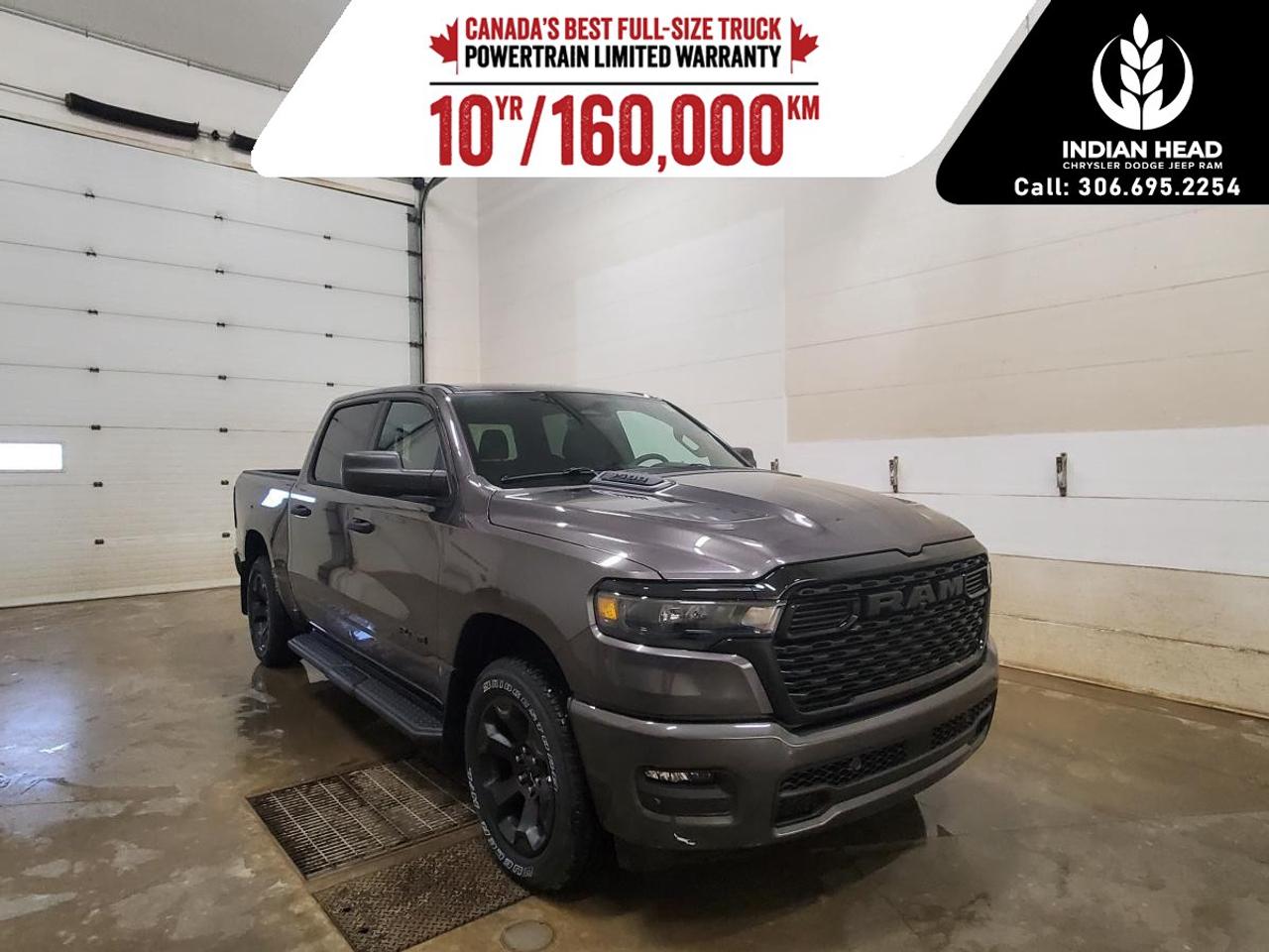 <p>Experience the power and capability of the new 2026 Ram 1500 Black Express, sporting a striking gray exterior that complements its robust 4×4 drivetrain. Designed for those who value performance and reliability, this truck makes handling both urban and off-road terrains an absolute pleasure.</p><p>The exterior of the Ram 1500 Black Express exudes confidence with its bold lines and assertive stance, while the interior is equally impressive, featuring a sophisticated gray palette. You'll appreciate the comfortable cabin that combines practicality with a touch of luxury, making every journey a gratifying experience. Practical features like air conditioning, power windows, and keyless entry enhance convenience for everyday driving.</p><p>For technology enthusiasts, the Ram 1500 Black Express is equipped with a suite of modern conveniences. Stay connected wherever you go with the integrated Bluetooth and wi-fi hotspot, while the intuitive smart device integration keeps your apps and contacts at your fingertips. Safety is a top priority, ensuring peace of mind with advanced features such as lane assist, brake assist, and parking sensors, along with a reliable backup camera.</p><p>The Ram 1500 Black Express is ideal for dynamic individuals and families seeking a reliable, tech-savvy vehicle that doesnt compromise on style or safety. Whether you're gearing up for an adventure or navigating through city life, this truck is your perfect partner. Contact our dealership today to learn more about the 2026 Ram 1500 Black Express and make it yours.</p>