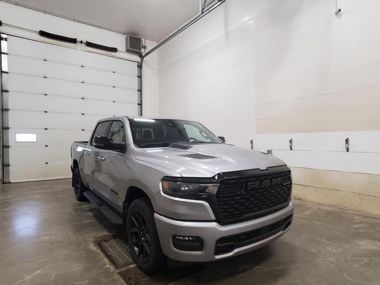 <p>Experience the power and style of the 2025 Ram 1500 Sport, a stunning Silver truck equipped with a 4×4 drivetrain for unbeatable handling. This Crew Cab with a 5'7" box combines robust performance with a sophisticated appearance, perfect for those who demand more from their vehicle.</p><p>The exterior's Silver finish radiates elegance and strength, drawing attention wherever you drive. Inside, the Silver interior is a blend of comfort and convenience, featuring heated front seats and a leather steering wheel to enhance your driving experience. The design and features align seamlessly, offering both practicality and luxury.</p><p>Stay connected and safe with advanced technology features including a navigation system, Bluetooth connection, and a Wi-Fi hotspot. For peace of mind on every journey, this truck includes lane assist, a backup camera, adaptive cruise control, and parking sensors. Driver assistance features such as brake assist and keyless entry provide an additional layer of convenience and security.</p><p>This truck is perfect for adventurers and professionals who need versatility and reliability without compromising on style. Get in touch with our dealership today to explore the 2025 Ram 1500 Sport 4x4 Crew Cab and elevate your driving experience.</p>