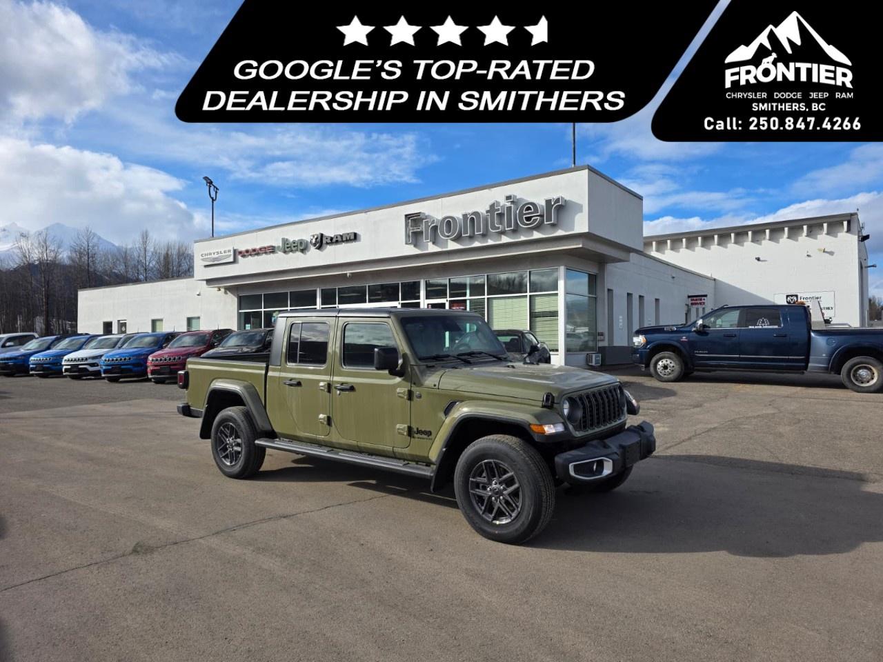<p>Presenting the 2026 Jeep Gladiator Sport S in a striking Green finish, equipped with an Automatic transmission and 4×4 drivetrain that promises superior handling on any terrain. This new Truck is built for those who crave adventure without compromising on comfort or style.</p><p>The exterior commands attention with its rugged design and imposing presence, complemented by sleek alloy wheels. Inside, you'll find a sophisticated Black interior that blends durability with modern appeal. This vehicle comes loaded with desirable features such as air conditioning to keep you comfortable on hot days and a power adjustable driver's seat for excellent support during long drives.</p><p>Stay connected, thanks to the Bluetooth connection and smart device integration, allowing you seamless interaction with your devices. For entertainment, the satellite radio and wi-fi hotspot ensure that entertainment and connection are at your fingertips. Essential safety features like brake assist deliver added peace of mind, while the convenience of keyless entry and cruise control enhances your driving experience.</p><p>Perfect for adventurers and families looking for a robust vehicle, this Jeep Gladiator is ready to accompany you on all your journeys. Contact our dealership today for more information and to schedule a test drive.</p>