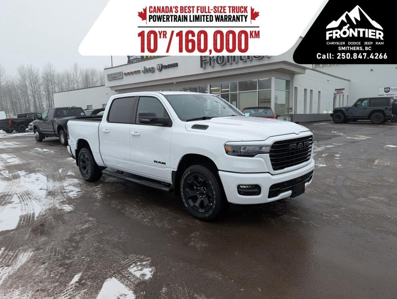 <p>The 2026 Ram 1500 Sport is a stunning white 4×4 truck that promises superior handling on and off the road. The Sport 4x4 Crew Cab with a 5'7" box is equipped with formidable capabilities thanks to its advanced drivetrain and automatic transmission.</p><p>This robust truck exudes a bold presence with its sleek and powerful exterior. The spacious interior boasts luxurious black upholstery, offering sophistication and comfort on every journey. The Sport trim comes packed with desirable features, including heated seats, power seats, and smart device integration for modern connectivity.</p><p>Cutting-edge technology ensures that your ride is both safe and enjoyable. Stay in control with features like lane assist, adaptive cruise control, and a backup camera. Leisure meets functionality with navigation, a robust wi-fi hotspot, and satellite radio. The handy remote start and keyless entry system add convenience to your day-to-day activities.</p><p>This truck is perfect for drivers seeking a reliable, robust, and stylish vehicle. Whether you're hitting the highway or tackling rugged terrain, the 2026 Ram 1500 Sport will deliver a thrilling experience. Contact our dealership today to learn more and schedule your test drive. Feel the power and luxury of the Ram 1500 firsthand!</p>