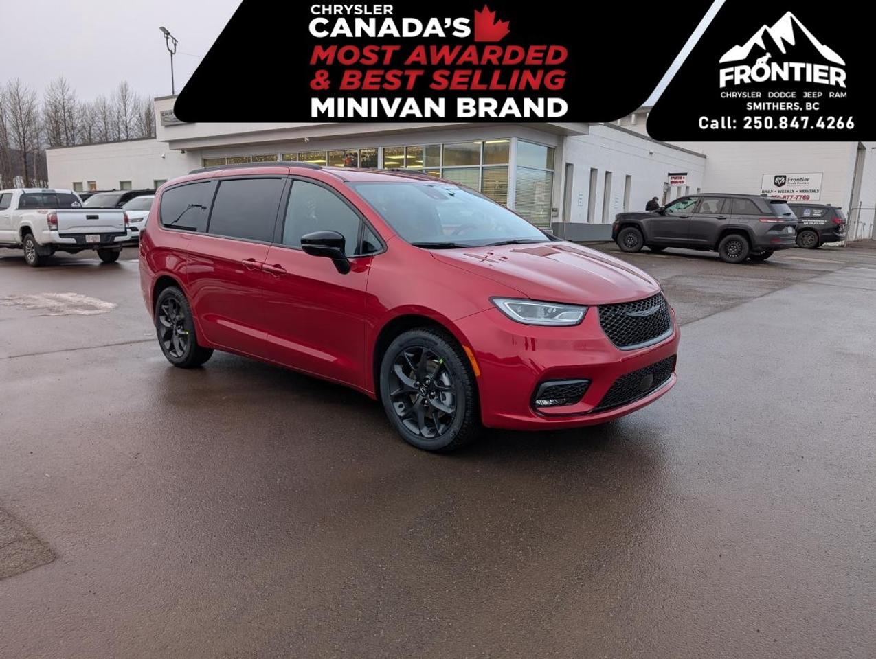 <p>Experience the road like never before with the 2026 Chrysler Pacifica Select AWD, finished in a striking red that catches the eye from every angle. Powered by a robust AWD drivetrain, this van promises unparalleled control and handling, ensuring a smooth ride even on the toughest terrains.</p><p>The exterior of this Pacifica blends bold design with functionality, featuring alloy wheels and sleek lines that make a statement on any road. Inside, indulge in luxury with its black interior that complements its modern styling, offering comfort with its heated seats and heated steering wheel for those chilly Canadian mornings.</p><p>Step into the future of driving with cutting-edge technology. Enjoy seamless connectivity with smart device integration, Wi-Fi hotspot, and satellite radio, while safety is paramount with advanced features like a backup camera, adaptive cruise control, lane assist, and parking sensors that provide peace of mind on every journey.</p><p>Perfect for families seeking a dependable and stylish ride or executives who appreciate understated luxury and functionality, the 2026 Chrysler Pacifica Select AWD is the vehicle designed to meet all your needs. Contact us today to learn more and to schedule your personalized test drive.</p>