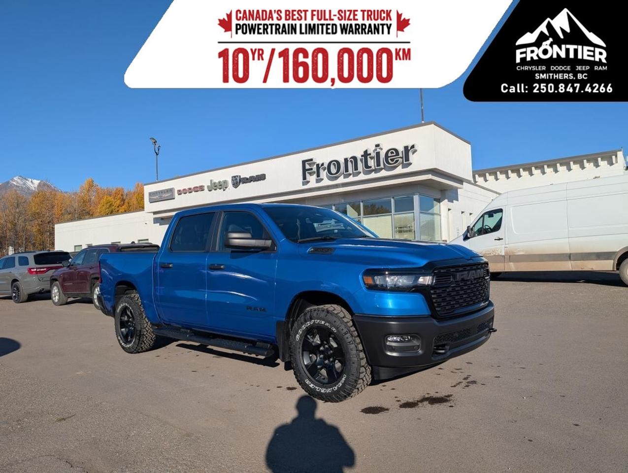 <p>The 2026 Ram 1500 Warlock, featuring a striking blue exterior and robust 4x4 drive, promises unmatched performance and handling. This Crew Cab is engineered for power and comfort, ideal for those tough terrains and city drives alike.</p> <p>Its rugged exterior is enhanced by a Black Mesh Grille with a black surround, complemented by front and rear performance-tuned shocks, a raised ride height, and LED fog lamps that cut through the darkness with precision. The interior is meticulously crafted in black, offering spacious elegance with features like a full-size spare tire, a customizable 7" in-cluster display, and front centre seat cushion storage for extra convenience on the go.</p> <p>Technology enthusiasts will appreciate the smart device integration, Wi-Fi hotspot, and advanced safety systems, including lane assist and parking sensors. Stay entertained and informed with SiriusXM Satellite Radio and a 400W inverter to power your adventures. The vehicle also boasts adaptive cruise control for effortless highway driving and brake assist for responsive stopping power.</p> <p>If you're a driver who demands strength and style in one dynamic package, the Ram 1500 Warlock is your ultimate vehicle. Whether you're navigating the urban landscape or exploring off-road trails, this pickup has the capability and tech to handle it all. Contact our dealership today to learn more about this incredible truck and how it can be yours.</p>