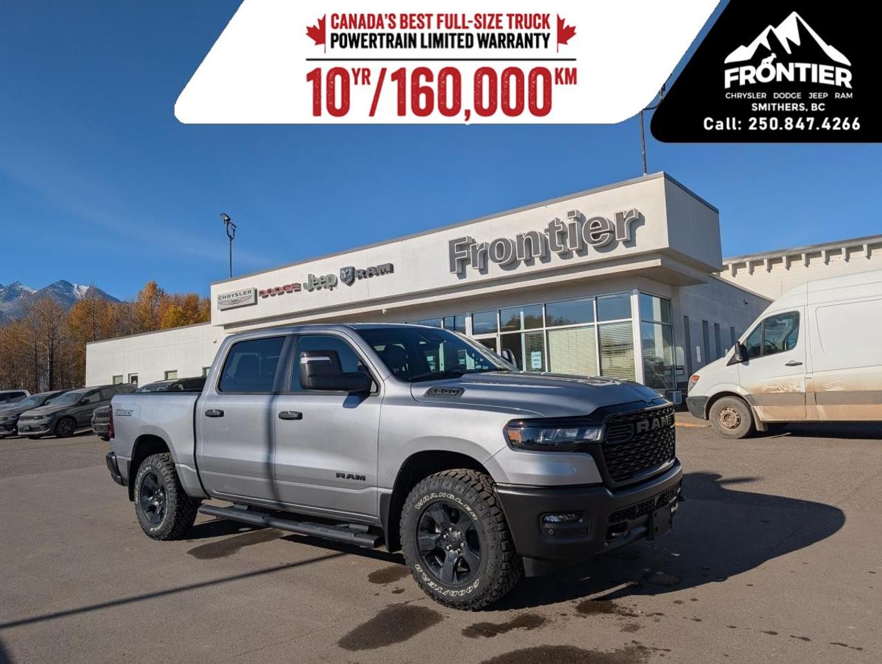 <p>The 2026 Ram 1500 Warlock 4x4 Crew Cab, with its stunning Silver exterior, promises both resilience and a commanding road presence. This truck is built for those who prioritize robust handling and reliable performance across any terrain offered by its capable 4×4 drivetrain.</p><p>Step inside and you'll find a spacious and thoughtfully designed interior that caters to both functionality and style. The Warlock edition enhances your driving experience with features like a remote start, smart device integration, and a Wi-Fi hotspot to keep you connected on the go. Comfort is further accentuated with air conditioning and power windows at your fingertips.</p><p>Technologically advanced, this Ram 1500 is equipped with all the modern amenities you could desire, including a backup camera, bluetooth connection, and parking sensors to aid in safe and easy maneuvering. With adaptive cruise control and lane assist, your journeys become safer and more comfortable, keeping you at ease even on the longest trips.</p><p>For those who like to make a statement on the road while enjoying the practicality and functionality of a full-size truck, the 2026 Ram 1500 Warlock 4x4 is an unbeatable choice. Contact our dealership today to learn more about this impressive truck and to schedule your test drive.</p>