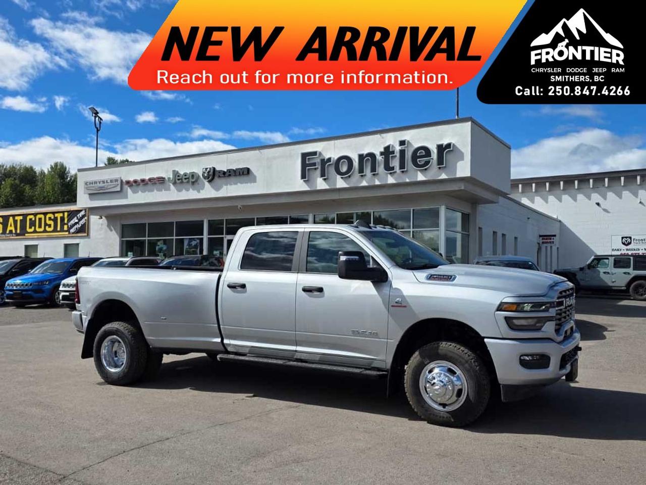<p>The 2026 Ram 3500 Big Horn embodies power and versatility in its stylish bright white exterior. Equipped with a robust 4x4 drivetrain, this truck is the epitome of reliability and superior handling in any condition.</p><p>The meticulously designed Crew Cab with an 8' Box presents a welcoming interior with a range of comforts such as air conditioning and power windows. Its rugged exterior is complemented by features like heated mirrors and parking sensors, adding to both its aesthetic appeal and functional prowess.</p><p>This Ram 3500 comes loaded with cutting-edge technology including a backup camera, Bluetooth connection, and a smart device integration system ensuring seamless connectivity on the go. Your safety is paramount with adaptive cruise control, brake assist, and comprehensive parking sensors. Enjoy entertainment with satellite radio and stay connected via the integrated Wi-Fi hotspot, making every journey enjoyable and convenient.</p><p>This is the perfect vehicle for drivers who demand power, technology, and comfort in a single package. If you're ready to elevate your driving experience, contact our dealership today to learn more about this exceptional new offering.</p>