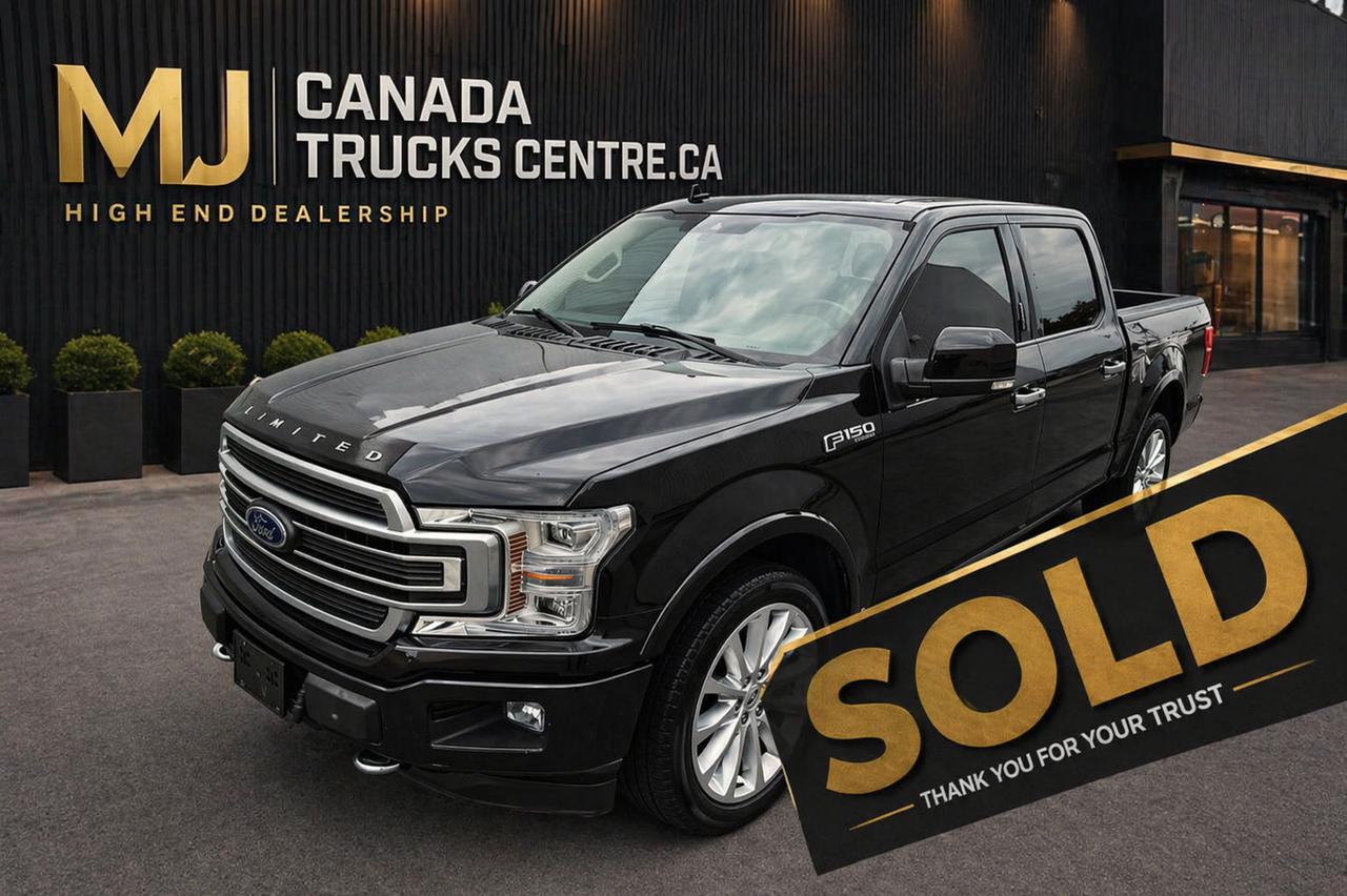 2019 Ford F-150 LIMITED SUPER CREW LEATHER/PANO ROOF/ 360 CAMERA