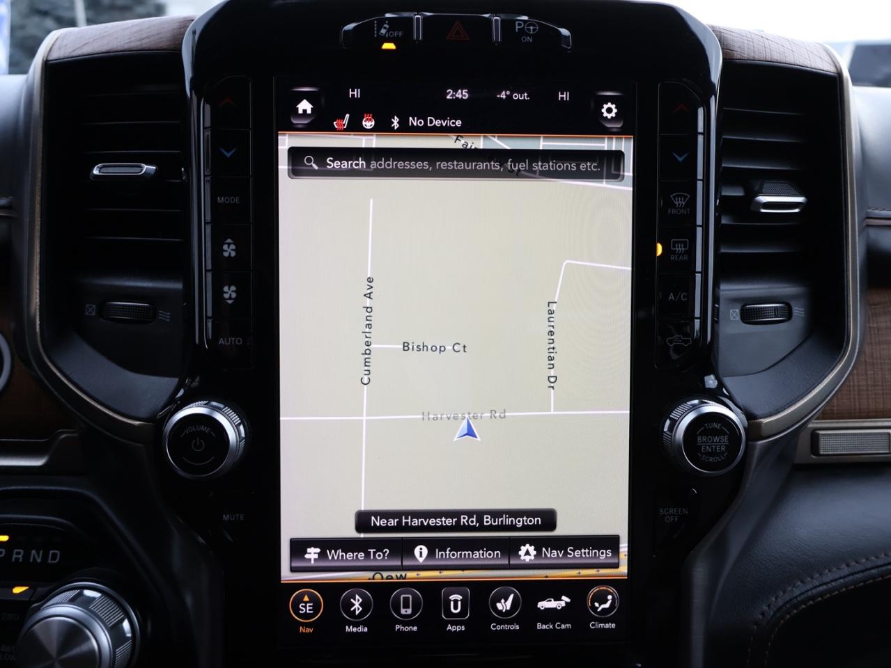 2019 RAM 1500 LARAMIE-LONGHORN 4WD CERTIFIED *ACCIDENT FREE*DODGE MAINTAIN* CAMERA NAV BLUETOOTH LEATHER HEATED SEATS PANO ROOF CRUISE ALLOYS Photo