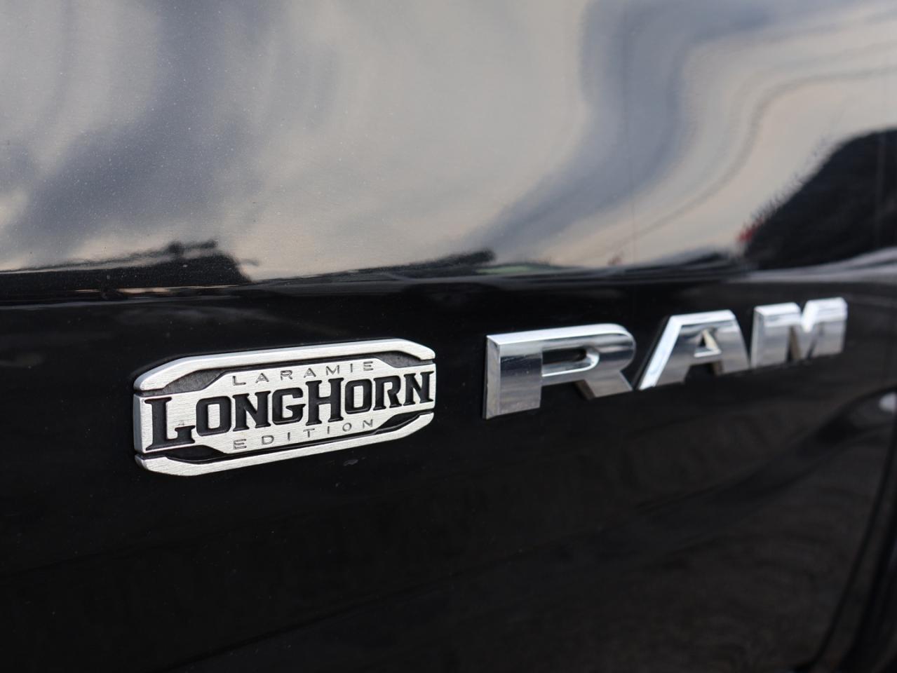 2019 RAM 1500 LARAMIE-LONGHORN 4WD CERTIFIED *ACCIDENT FREE*DODGE MAINTAIN* CAMERA NAV BLUETOOTH LEATHER HEATED SEATS PANO ROOF CRUISE ALLOYS Photo