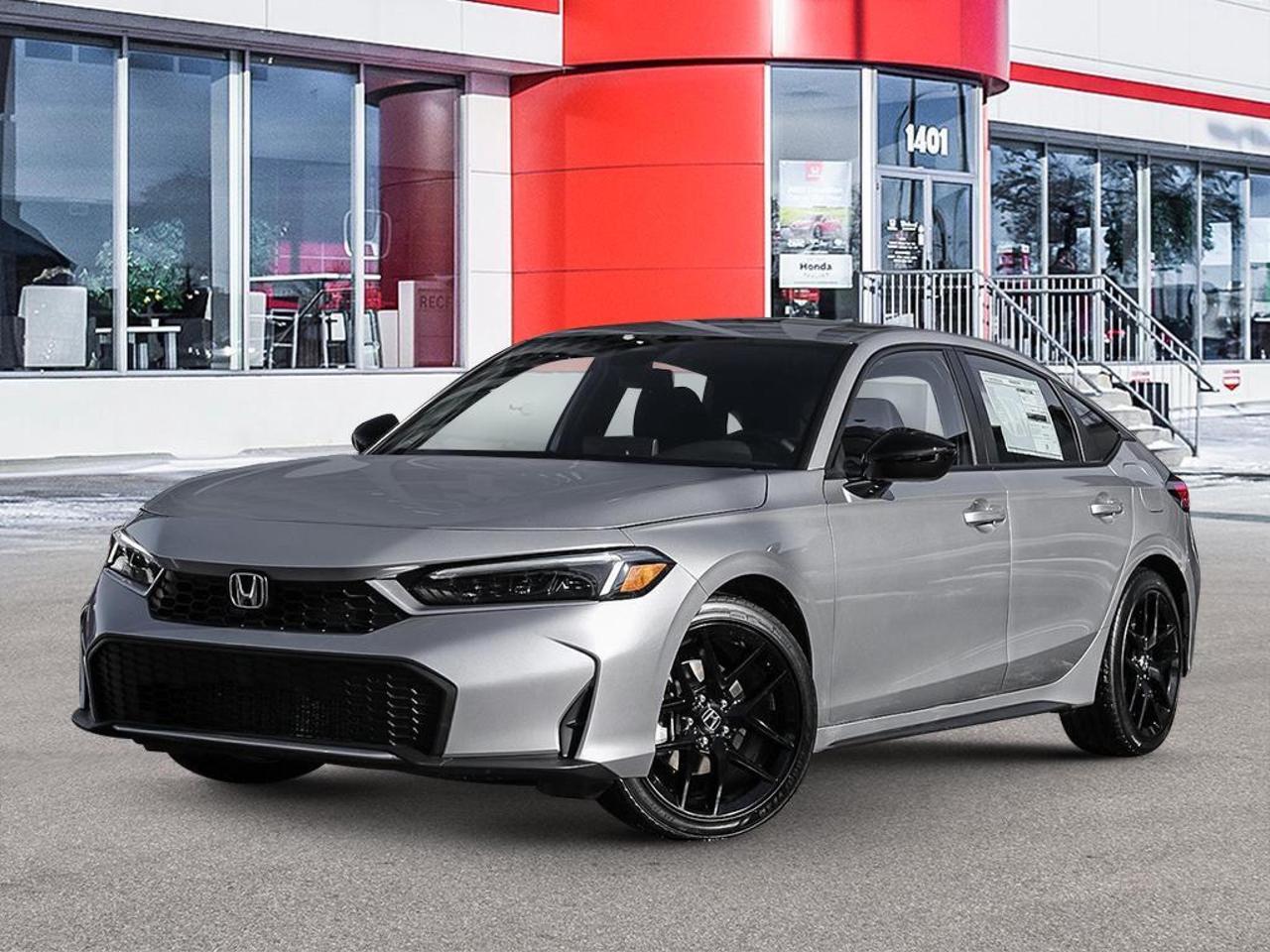 Introducing the 2026 Honda Civic Hatchback Sport - a glimpse into the future of compact cars! This brand new model combines sleek design with cutting-edge technology, offering an unparalleled driving experience for the modern urban explorer.

- Advanced 2.0L 4-cylinder engine with impressive fuel economy
- Continuously Variable Transmission (CVT) with paddle shifters for a sportier feel
- Three-mode drive system: normal, econ, and sport
- Honda Sensing suite including Collision Mitigation and Traffic Jam Assist
- Blind Spot Information System for enhanced safety
- HondaLink Basic Connected Services for seamless integration
- Heated front seats for ultimate comfort in any weather

Experience the future of driving today at Birchwood Honda Regent. Reserve your 2026 Civic Hatchback Sport now, or contact us to schedule a test drive and feel the innovation firsthand. Dont miss your chance to be among the first to own this revolutionary vehicle!
This may be a Factory Order.
Dealer permit #9387