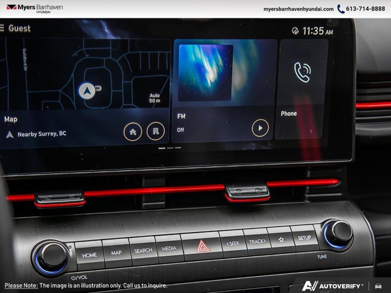 2026 Hyundai KONA N Line Ultimate AWD  -  Navigation Photo