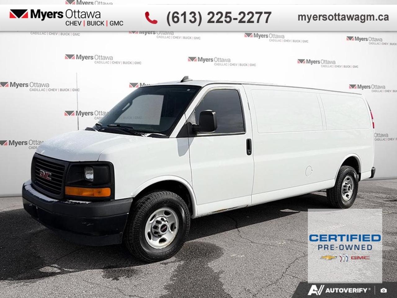 <b>CERTIFIED </b><br>   Compare at $24784 - Myers Cadillac is just $24062! <br> <br>JUST IN - 2017 CHEVY EXPRESS 155 WITH 6.0 V8 ENGINE, TOW PACKAGE, BARN DOORS, LOCKING REAR DIFF, REAR CAMERA, CERTIFIED @ $19000 OR $21000 WITH CERTIFICATION- YOU PICK!!! <br> <br>To apply right now for financing use this link: <a href=https://creditonline.dealertrack.ca/Web/Default.aspx?Token=b35bf617-8dfe-4a3a-b6ae-b4e858efb71d&Lang=en target=_blank>https://creditonline.dealertrack.ca/Web/Default.aspx?Token=b35bf617-8dfe-4a3a-b6ae-b4e858efb71d&Lang=en</a><br><br> <br/>Certified Pre-Owned Vehicles. Instead of worries our vehicles come with a 150+ point inspection and a 30 day / 2,500kms Vehicle Exchange Privilege. Buy with confidence! <br> <br/><br>All prices include Admin fee and Etching Registration, applicable Taxes and licensing fees are extra.<br>*LIFETIME ENGINE TRANSMISSION WARRANTY NOT AVAILABLE ON VEHICLES WITH KMS EXCEEDING 140,000KM, VEHICLES 8 YEARS & OLDER, OR HIGHLINE BRAND VEHICLE(eg. BMW, INFINITI. CADILLAC, LEXUS...)<br> Come by and check out our fleet of 50+ used cars and trucks and 180+ new cars and trucks for sale in Ottawa.  o~o