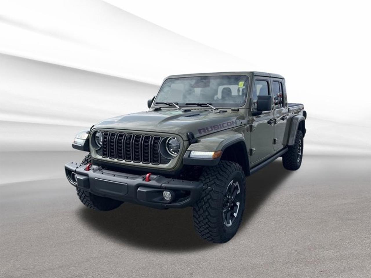 Experience the capability and rugged style of the brand new 2026 Jeep Gladiator Rubicon X, now available at Steele Halifax Chrysler Dodge Jeep Ram FIAT. This four-door pickup, finished in a bold exterior shade and a classic black interior, is engineered for adventure. With a regular unleaded V-6 3.6 L engine and automatic transmission, it delivers reliable power and smooth performance for Halifax drivers.TRUCK FEATURESTowing capability for demanding jobs and recreationFour-door configuration for easy passenger access4-wheel drive for superior off-road tractionDurable bed for versatile cargo haulingFEATURES OF THE Gladiator Rubicon XPower adjustable seats for personalized comfortAuto-dimming rearview mirror reduces glareFour-door layout for added convenienceAutomatic transmission for effortless drivingADVANCED SAFETY FEATURESAdvanced 4-wheel drive stability controlComprehensive airbag system for all occupantsRearview mirror with auto-dimming technologySturdy frame for enhanced crash protectionPERFORMANCE AND EFFICIENCYRegular unleaded V-6 3.6 L engineAutomatic transmission for smooth shifting4-wheel drive for challenging road conditionsBalanced power and fuel efficiencyCOMFORT AND CONVENIENCEPower adjustable seats for easy positioningSpacious black interior with four doorsAuto-dimming rearview mirror for comfortUser-friendly controls within easy reachTECHNOLOGY AND CONNECTIVITYAuto-dimming rearview mirror enhances visibilityModern dashboard with essential driver informationConvenient power seat controlsConnectivity-ready for future upgradesCARGO SPACEDurable truck bed for heavy-duty haulingFlexible rear seating for extra storageAmple space for tools and gearEasy access through four full-size doorsWHAT OTHER OWNERS LIKEConfident off-road capability with 4-wheel driveComfortable ride with power adjustable seatsPractical truck bed for hauling needsReliable V-6 engine performanceThis 2026 Jeep Gladiator Rubicon Xs VIN is: 1C6RJTBG5TL159882.