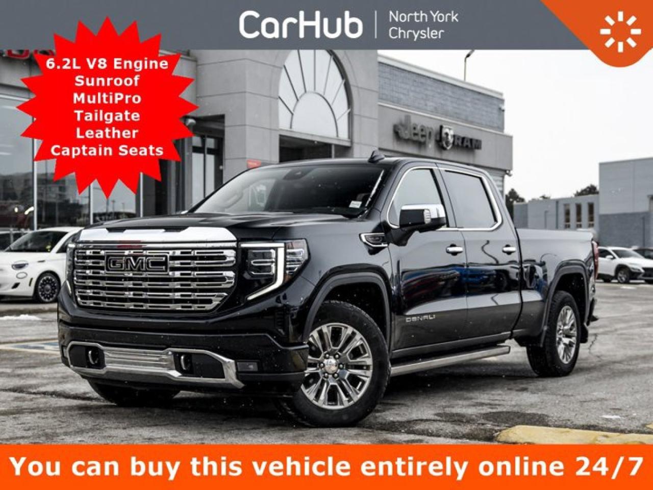 2023 GMC Sierra 1500 Denali 157'' 6.2L V8 Sunroof MultiPro Tailgate Leather Captain Seats Photo
