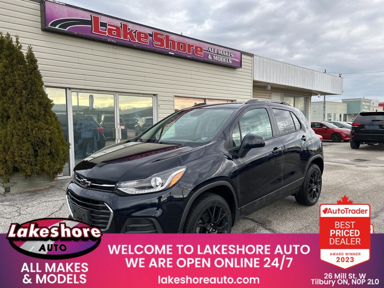 All Vehicles come with Car Proof so you know exactly what youre buying. All our vehicles are certified and safety tested. Professionally detailed. Serving Chatham, Tilbury, Windsor, Essex, Amherstberg, La Salle, Ridgetown, Blenheim, Sarnia, Merlin, Leamington, Harrow,Thamesville, Blenheim, London, Woodstock and Toronto.