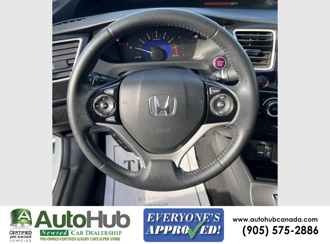 2014 Honda Civic TOURING-NAV-SUNROOF-LEATHER-BACKUP CAMERA Photo