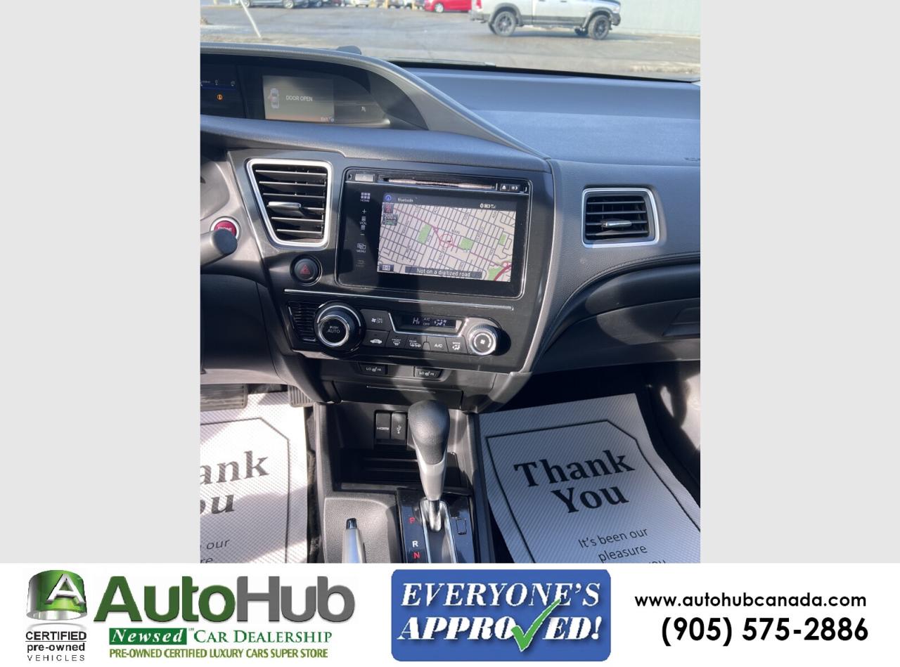 2014 Honda Civic TOURING-NAV-SUNROOF-LEATHER-BACKUP CAMERA Photo
