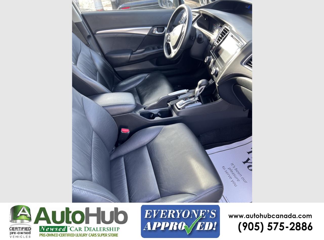2014 Honda Civic TOURING-NAV-SUNROOF-LEATHER-BACKUP CAMERA Photo