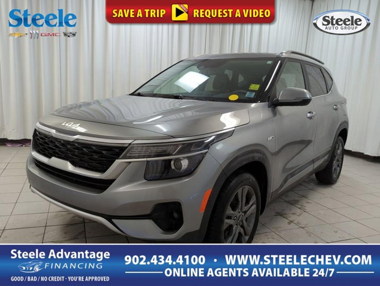 Discover the versatility and reliability of the 2023 Kia Seltos EX, now available at Steele Chevrolet Buick GMC in Dartmouth. This used SUV is ready for your next adventure, offering all-wheel drive capability and a fuel-efficient 2.0-litre I-4 engine. With only 28,904 km on the odometer, it delivers a balance of performance and practicality for Canadian drivers.FEATURES OF THE Seltos EXAll-wheel drive for enhanced road confidenceContinuously Variable Transmission for smooth shiftingFour-door SUV with spacious interiorRegular unleaded 2.0L engine for efficiencyADVANCED SAFETY FEATURESComprehensive airbag system for occupant protectionAdvanced stability control for secure handlingAnti-lock braking system for confident stopsRearview camera for easier parkingPERFORMANCE AND EFFICIENCY2.0L I-4 engine for responsive powerAll-wheel drive for year-round tractionCVT transmission for optimized efficiencyRegular gas for convenience and savingsCOMFORT AND CONVENIENCEFour doors for easy passenger accessSpacious seating for family and friendsUser-friendly controls within easy reachAmple legroom for front and rear passengersTECHNONOLGY AND CONNECTIVITYIntegrated infotainment system for entertainmentBluetooth connectivity for hands-free callsUSB ports for device chargingClear digital display for vital informationCARGO SPACEFlexible rear cargo area for gearSplit-folding rear seats for added spaceLow cargo floor for easy loadingRoom for groceries, luggage, or sports equipmentWHAT OTHER OWNERS LIKEReliable all-wheel drive for Canadian wintersComfortable ride quality for daily commutesPractical interior layout and storage optionsUser-friendly technology and intuitive controlsThis 2023 Kia Seltos EXs VIN is: KNDEUCAA2P7464329.
