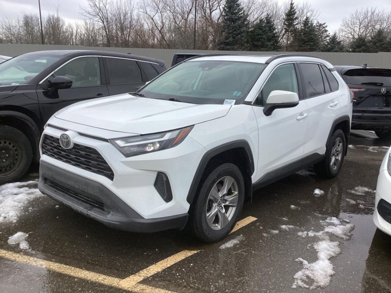Dealer Certified Pre-Owned. This Toyota RAV4 delivers a Regular Unleaded I-4 2.5 L/152 engine powering this Automatic transmission. Wheels: 17 Alloy, Transmission: Direct Shift 8-Speed Automatic, Toyota Safety Sense (TSS) 2.0.*This Toyota RAV4 Comes Equipped with These Options *Tires: P225/65R17, Safety Connect (Connected Services by Toyota) Emergency Sos Capability, Rear Cross Traffic Alert (RCTA), Lane Departure Alert (LDA) w/Steering Assist Lane Keeping Assist, Lane Departure Alert (LDA) w/Steering Assist Lane Departure Warning, Lane Change Assist (LCA)/Lane Tracing Assist (LTA), Heated Front Bucket Seats -inc: 8-way power adjustable driver w/lumbar support and manual passenger seats adjustments, Front Seats w/Cloth Back Material and Power 2-Way Driver Lumbar, Engine: 2.5L 4-Cylinder DOHC w/o B-inc: dual Variable Valve Timing with intelligence (VVT-i) w/B-inc: dual Variable Valve Timing with intelligence (VVT-i) and start/stop engine, Engine Auto Stop-Start Feature.* Stop By Today *Test drive this must-see, must-drive, must-own beauty today at Haldimand Motors Ltd., 42 Talbot St E, Cayuga, ON ON N0A 1E0.