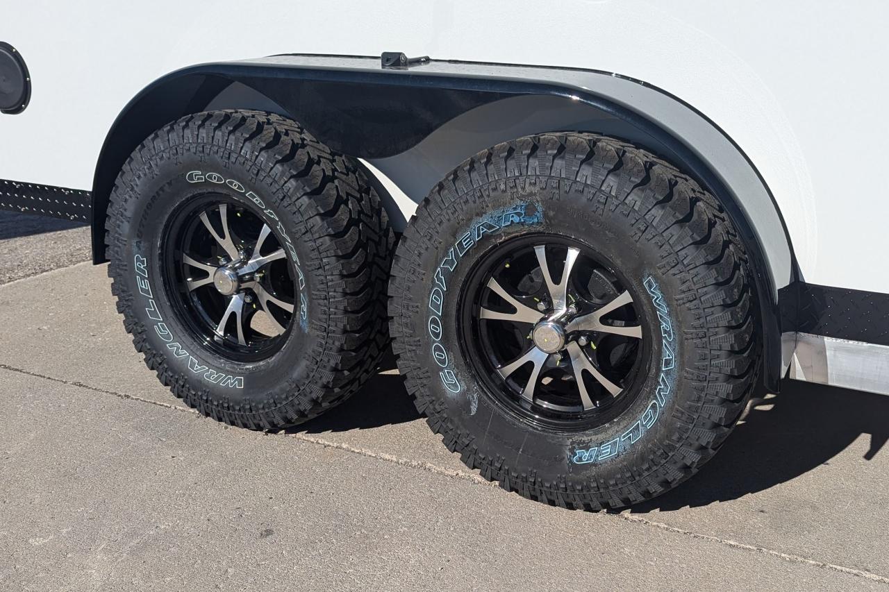 2024 Canadian Trailer Company 7x14 V Nose Cargo Trailer Blackout Package w/Spoiler Photo17