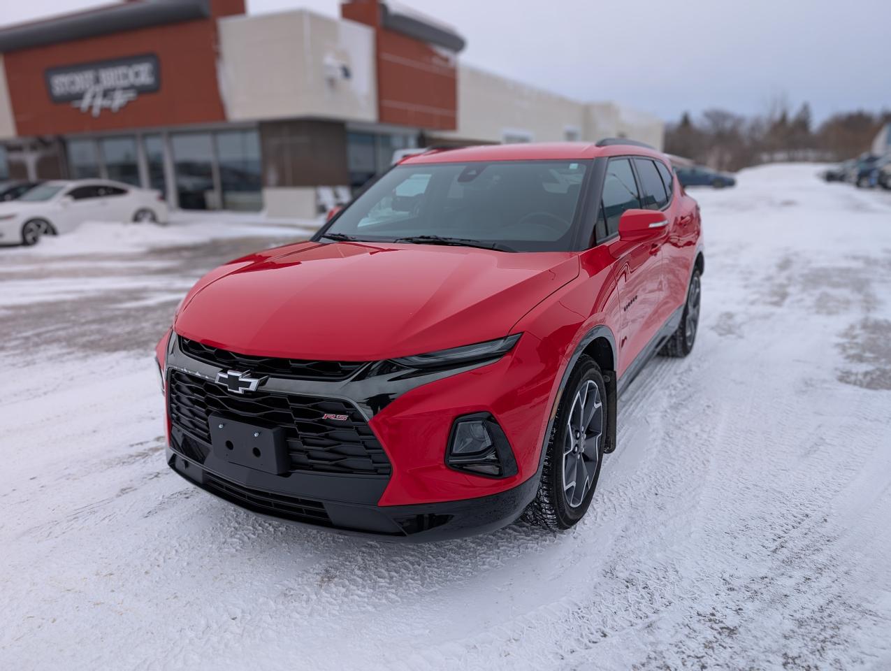 <p>Come finance this vehicle with us. Apply on our website stonebridgeauto.com&nbsp;</p><p>&nbsp;</p><p>2021 Chevrolet Blazer RS with 92000km. 3.6L V6 AWD. Clean title and safetied. Saskatchewan vehicle, 1 owner. No accidents.&nbsp;</p><p>&nbsp;</p><p>Command start</p><p>Leather interior</p><p>Heated steering</p><p>Cooled front seats</p><p>Heated front and rear seats</p><p>Memory drivers seat</p><p>Apple CarPlay/Android Auto&nbsp;</p><p>Back up camera</p><p>Blind spot monitoring</p><p>Keyless entry</p><p>&nbsp;</p><p>We take trades! Vehicle is for sale in Steinbach by STONE BRIDGE AUTO INC. Dealer #5000 we are a small business focused on customer satisfaction. Text or call before coming to view and&nbsp;ask for sales.</p>