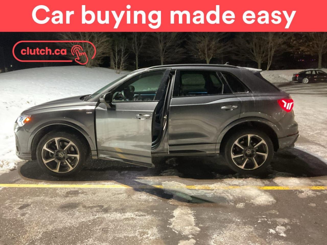 1 OWNER / Bluetooth Music, Touchscreen Display, Cruise Control and more!<br> <br>Clutch is the largest online used car retailer in Canada, delivering a seamless, hassle-free car-buying experience to drivers everywhere. Shop thousands of used cars online, get the right one delivered to your door, and enjoy peace of mind with our 10-Day Money-Back Guarantee. How sweet is that? To learn more, visit clutch.ca.<br> <br>The top features for this car include:<br> <br>Auto Stop/Start<br>Bluetooth Music<br>Touchscreen Display<br>Cruise Control<br>Integrated Garage Door Opener<br>12V Outlet<br>Hands Free Device Connectivity<br>Apple CarPlay<br>Android Auto<br>USB Input<br>Keyless Entry<br>Push Button Start<br>Forward Collision Mitigation<br>Rain Sensing Wipers<br>Panoramic Sunroof<br>Hill Assistance<br>Rear View Camera<br>Parking Sensors<br>Rear Parking Sensors<br>Brake Assist<br>Power Tailgate/Hatch<br>Auto Dimming Rearview Mirror<br>Front Heated Seats<br>Climate Control<br>Dual Zone Front Climate Control<br>Rear Climate Vents<br>Passive Keyless Entry<br>Pedestrian Detection<br>Power Driver Seat<br>Power Passenger Seat<br>Ambient Lighting<br> <br>Seamless home delivery - Delivery to your door in a matter of days. Available on select packages.<br> <br>Try it out for 10 days - If you do not like it, we will take it back. <br> <br>Quality assured - All cars go through our rigorous 210-point inspection and reconditioning process.<br> <br>Peace of mind - Warranty and protection plans available.<br> <br>Haggle-free - No haggling or hard sells.<br> <br>100% Transparency - Full inspection reports on every car, including high-res photography and a free Carfax report.<br> <br>Listed price is for cash purchase only and does not include taxes, Shipping Fees (if applicable), Delivery Fees (if applicable), government licensing fees.<br> <br>Previous Provincial Registrations:<br>Ontario<br> <br>Stock # 82367