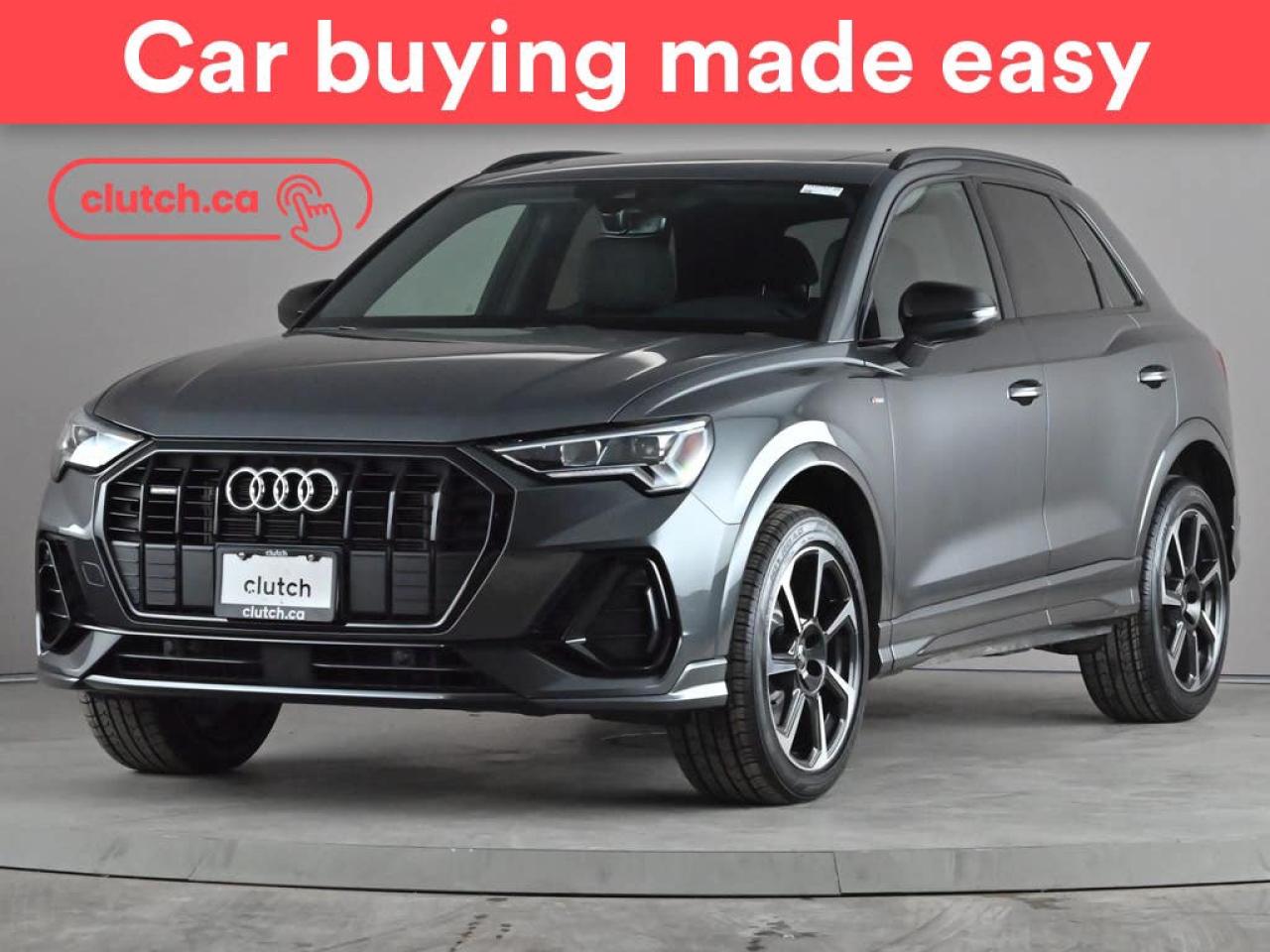 1 OWNER / Bluetooth Music, Touchscreen Display, Cruise Control and more!<br> <br>Clutch is the largest online used car retailer in Canada, delivering a seamless, hassle-free car-buying experience to drivers everywhere. Shop thousands of used cars online, get the right one delivered to your door, and enjoy peace of mind with our 10-Day Money-Back Guarantee. How sweet is that? To learn more, visit clutch.ca.<br> <br>The top features for this car include:<br> <br>Auto Stop/Start<br>Bluetooth Music<br>Touchscreen Display<br>Cruise Control<br>Integrated Garage Door Opener<br>Rear View Camera<br>Parking Sensors<br>Rear Parking Sensors<br>Power Driver Seat<br>Ambient Lighting<br>12V Outlet<br>Hands Free Device Connectivity<br>Apple CarPlay<br>Android Auto<br>USB Input<br>Keyless Entry<br>Push Button Start<br>Forward Collision Mitigation<br>Pedestrian Detection<br>Heated Steering Wheel<br>Rain Sensing Wipers<br>Brake Assist<br>Power Tailgate/Hatch<br>Auto Dimming Rearview Mirror<br>Front Heated Seats<br>Climate Control<br>Dual Zone Front Climate Control<br>Rear Climate Vents<br>Passive Keyless Entry<br>Panoramic Sunroof<br>Hill Assistance<br>Power Passenger Seat<br> <br>Seamless home delivery - Delivery to your door in a matter of days. Available on select packages.<br> <br>Try it out for 10 days - If you do not like it, we will take it back. <br> <br>Quality assured - All cars go through our rigorous 210-point inspection and reconditioning process.<br> <br>Peace of mind - Warranty and protection plans available.<br> <br>Haggle-free - No haggling or hard sells.<br> <br>100% Transparency - Full inspection reports on every car, including high-res photography and a free Carfax report.<br> <br>Listed price is for cash purchase only and does not include taxes, Shipping Fees (if applicable), Delivery Fees (if applicable), government licensing fees.<br> <br>Previous Provincial Registrations:<br>Ontario<br> <br>Stock # 82367