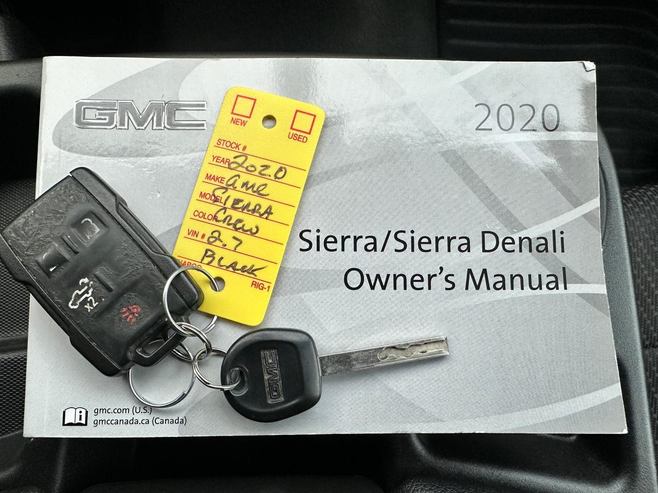 2020 GMC Sierra 1500 4x4Crew Cloth FM AC CarPlay BackupCam Bedliner 2.7 Photo