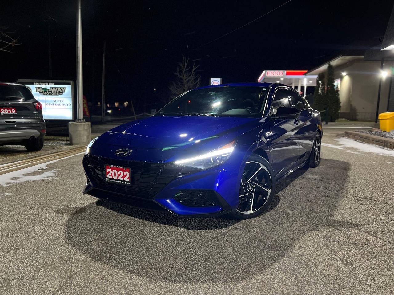 2022 Hyundai Elantra N Line NO ACCIDENT HEATED SEATS & STEERING B-SPOT Photo