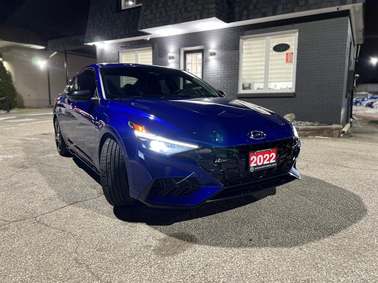 2022 Hyundai Elantra N Line NO ACCIDENT HEATED SEATS & STEERING B-SPOT Photo