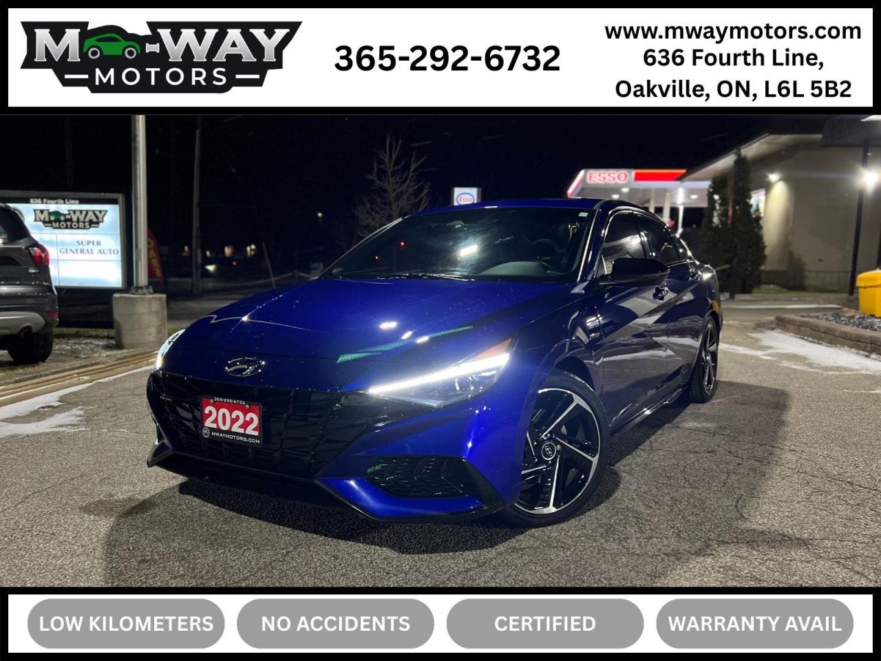 2022 Hyundai Elantra N Line NO ACCIDENT HEATED SEATS & STEERING B-SPOT Photo0