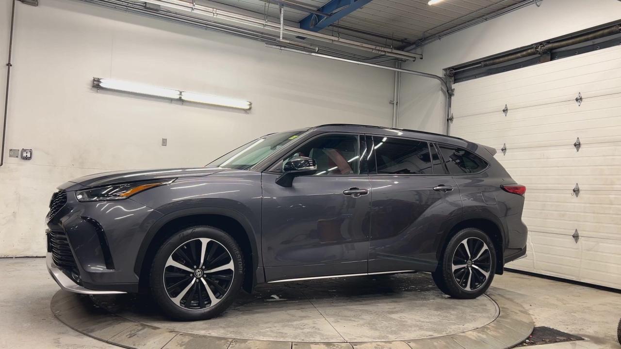 2022 Toyota Highlander XSE AWD | 7-PASS | LOW KMS! | RED LEATHER |SUNROOF Photo4