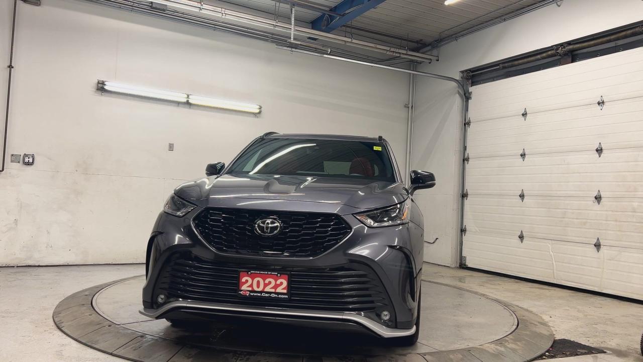 2022 Toyota Highlander XSE AWD | 7-PASS | LOW KMS! | RED LEATHER |SUNROOF Photo3